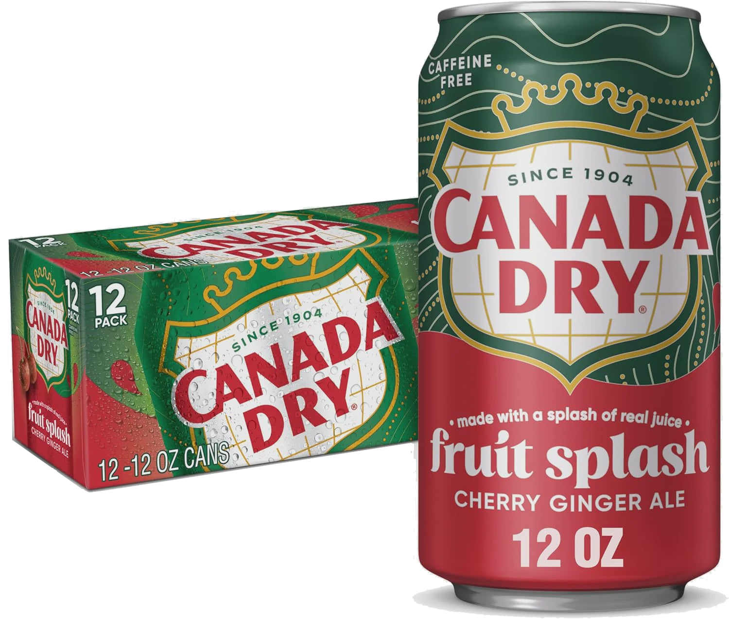 Cans Canada Dry Fruit Splash 355ML